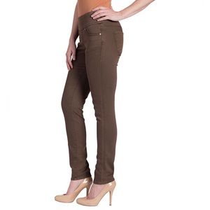 Jag Jeans Nora High Rise Skinny, Size 4, Brown, Pull On Style